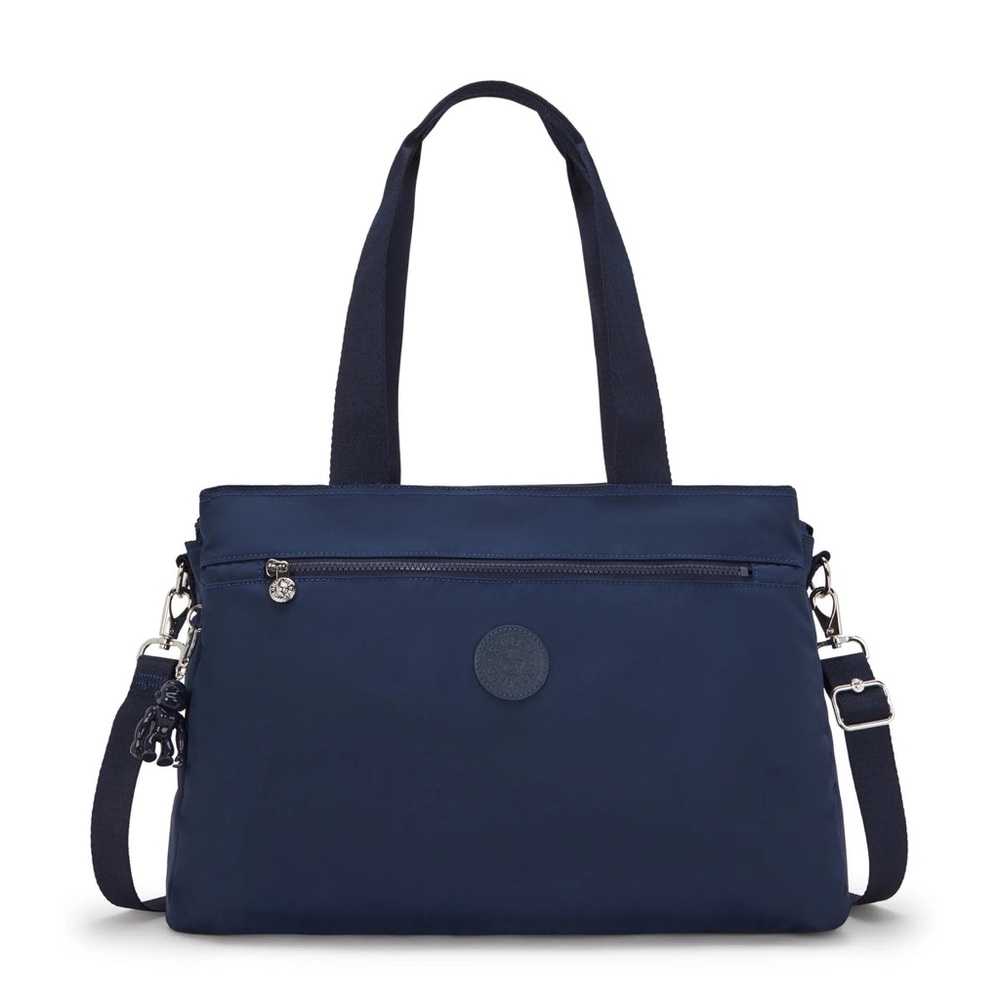 NWT - Kipling Elysia Work Large Laptop Shoulder Bag in Infinite Blue